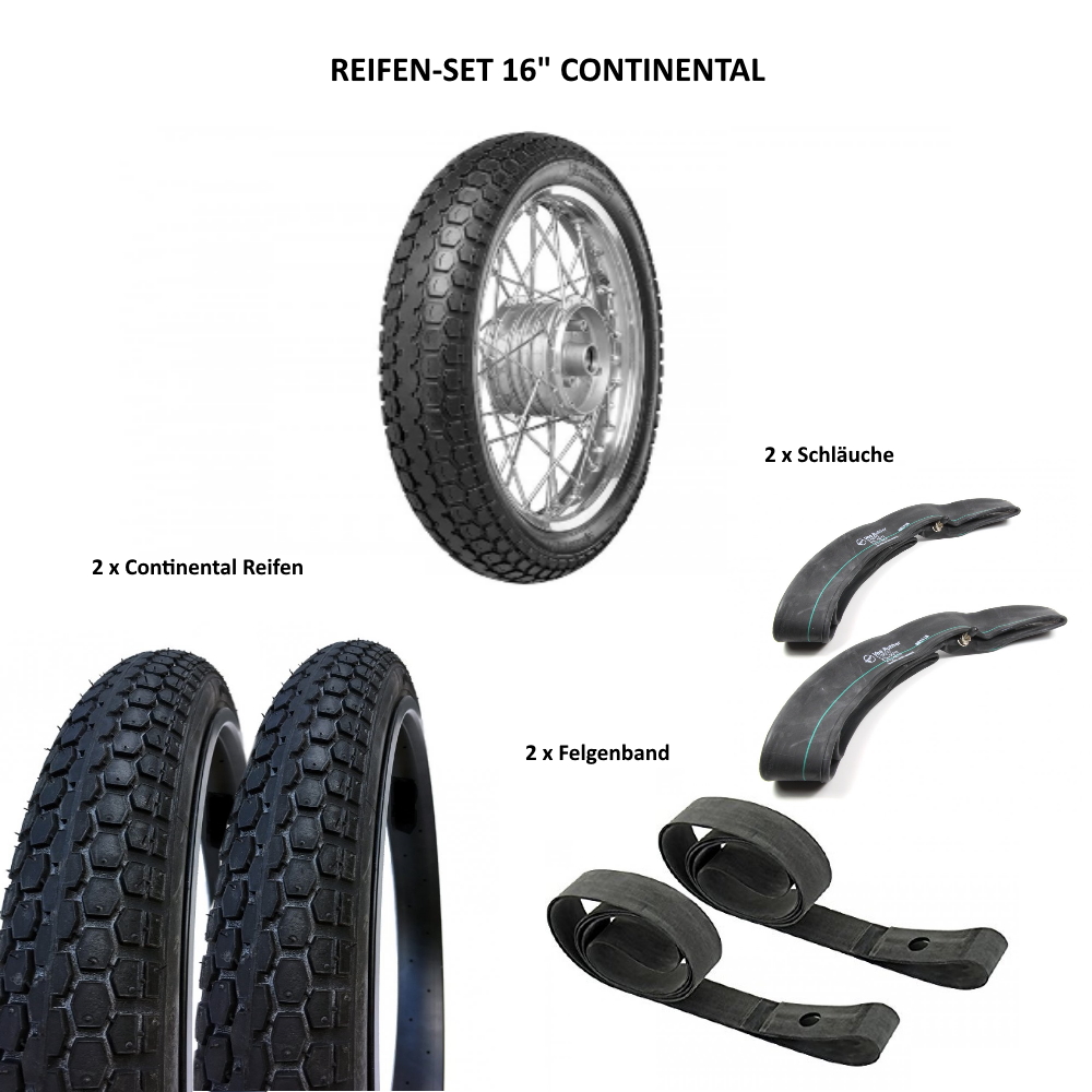 •Moped Mofa 2 Reifen mit 2 felgenband und 2 Schlauch Set 2 1/4-16   20x2.25 