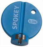Nippelspanner Spokey Professional blau für verstärkte Speichen bis 2,34 mm und normale Nippel bis 3,25 mm